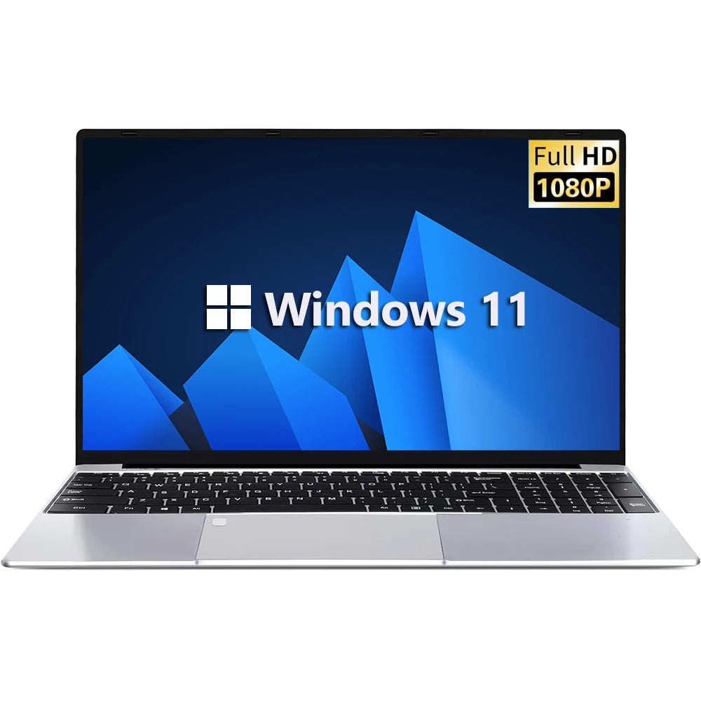 Intel Notebook PC Gamer 15.6" Ultra Slim Laptop Intel Celeron N4000 16GB RAM 1TB 2TB SSD Office Study Computer PC Windows 11 Pro