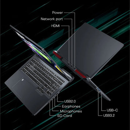 Xiaman 16" Gaming Laptop intel Core i7-6700HQ GTX 1060 IPS 1920*1200 Notebook PC 16GB DDR4 1TB SSD Windows 11 Pro Laptop Gamer