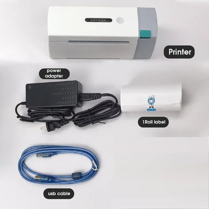 KAYSION Thermal Label Printer Portable No Ink Required 4x6 for Small Business WiFi Bluetooth USB High Speed Express Airway Bill