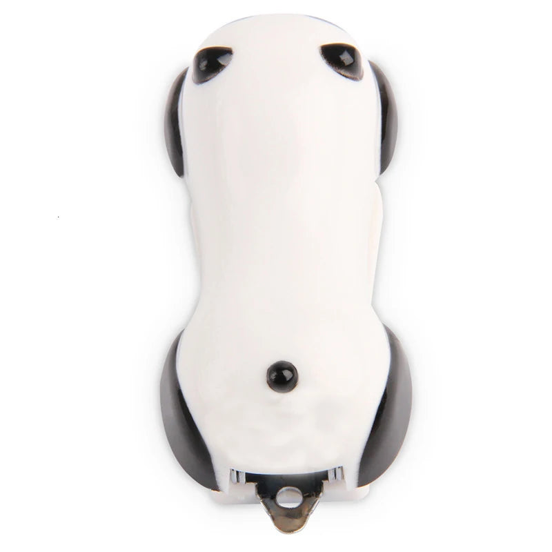 A set of fashionable stapler for panda stapler, with 10 mm steel clips, office supplies, school uniform supplies