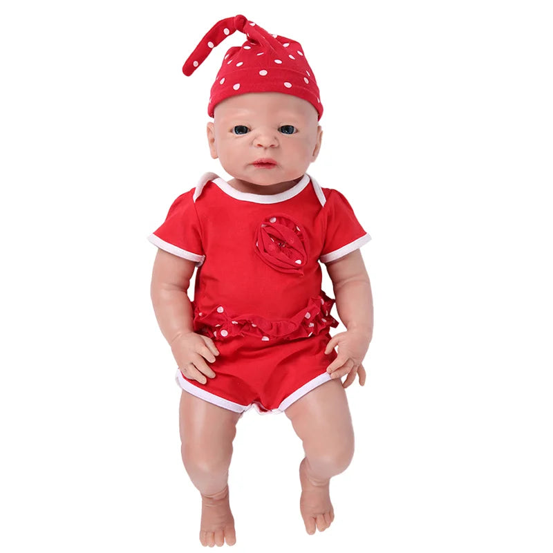 IVITA Authentic 100% Silicone Painted Reborn Baby Dolls Shipped from USA Warehouse Realistic Baby Dolls for Kids Christmas Toys