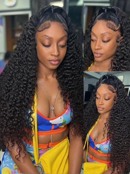 Deep Wave Wigs 13x4 HD Transparent Lace Front Human Hair Wigs 13x6 Lace Frontal Wig Human Hair Cury 5x5 HD Lace Closure Wigs