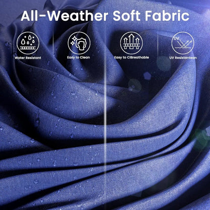 7 piece outdoor patio furniture set, outdoor sectional furniture, rattan & wicker modern modular conversation set sofa couch w/w