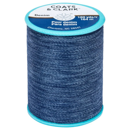 Dual Duty Plus Denim Thread 3 Pack 180 Yards Cotton Covered Polyester Bobbins Ideal for Sewing Mending