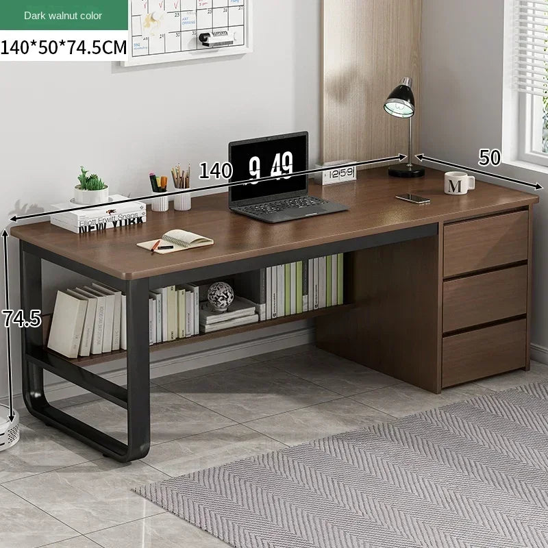 Drawers Study Office Desk Bedroom Student Setup Organizers European Computer Desk Floor Legs Mesa De Computador Modern Furniture