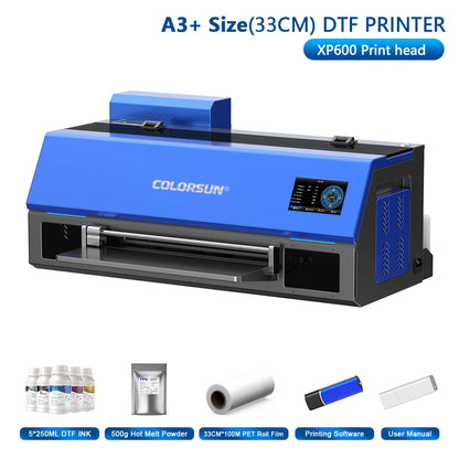 Colorsun A4/A3 DTF Printer Impressora T-Shirt Printing Machine A3/A4 DTF Printers For T-Shirt Hoodies Cloth all Fabric