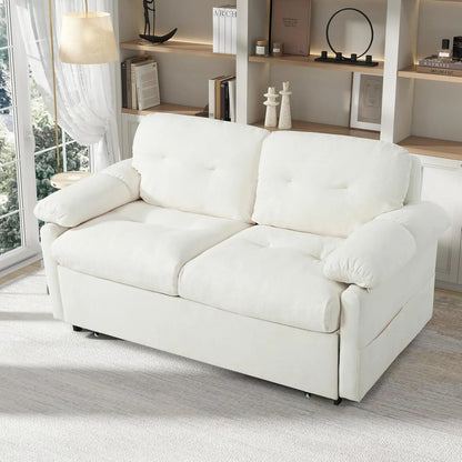 71.65" Convertible Pull-Out Sofa Bed – 3-in-1 Sleeper Couch for Small Apartment, Living Room & Bedroom – Queen-Size, Customized