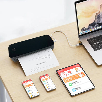 Marklife Portable A4 Thermal Printer Inkless Photo PDF Document Printer Memo Note Tattoo Print Bluetooth Tattoo Stencil Printer