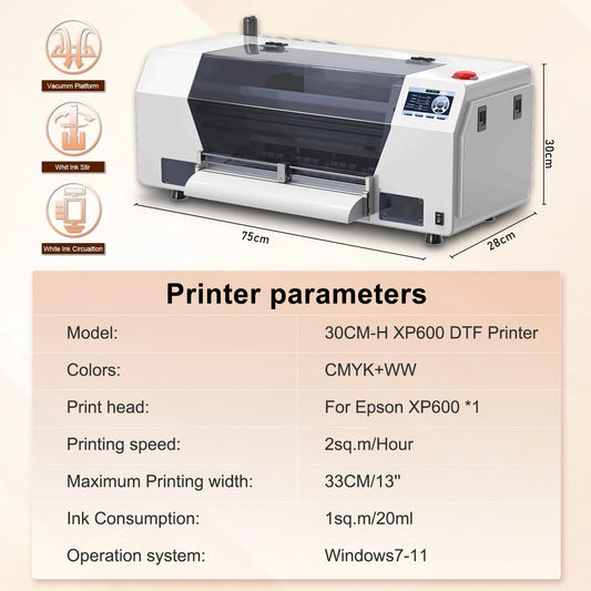 US EU Stock DTF Printer for Textile Printing A3 A4 UV Printer Epson L805 XP600 Direct to Film A3 A4 DTF T-shirt Printing Machine