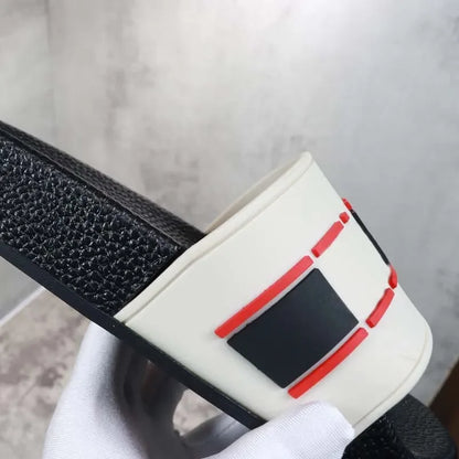 Designer Slipper Slides Floral Slide Sandal Rubber Beach Summer Slippers Flat Thick Sole Bathroom Home Shoes Slipper4