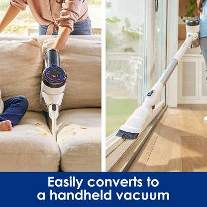 Tineco Pure ONE S15 Ess Smart Cordless Vacuum Cleaner Stick Vacuum Brush Deep Clean Hard Floor Carpets Pet Hair Clean LED Light