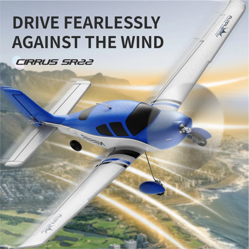 QIDI580 Stunt RC Glider Plane 4CH 2.4G Remote Control Brushless Aircraft EPP Foam Fixed Wing Airplane Model Toys for Children
