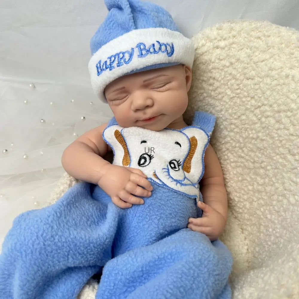 Handmade 19Inch Pascale Platinum Silicone Reborn Baby Boy Unpainted & Painted Washable Doll Gift for Doll Lovers Collector