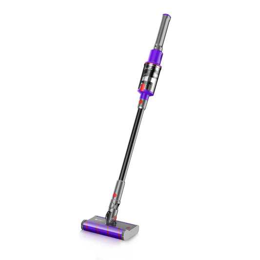 UMLO V102  Cordless Vacuum Cleaner for Home Carpet Hard Floor Pet Hair,  Powerful Stick Vacuum with Brushless Motor,Purple