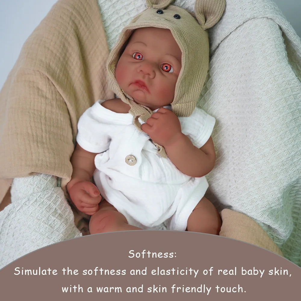 Baby like touch 41cm all silicone boy reincarnation doll 2.2kg real proportion | Collection | Gift | Medical