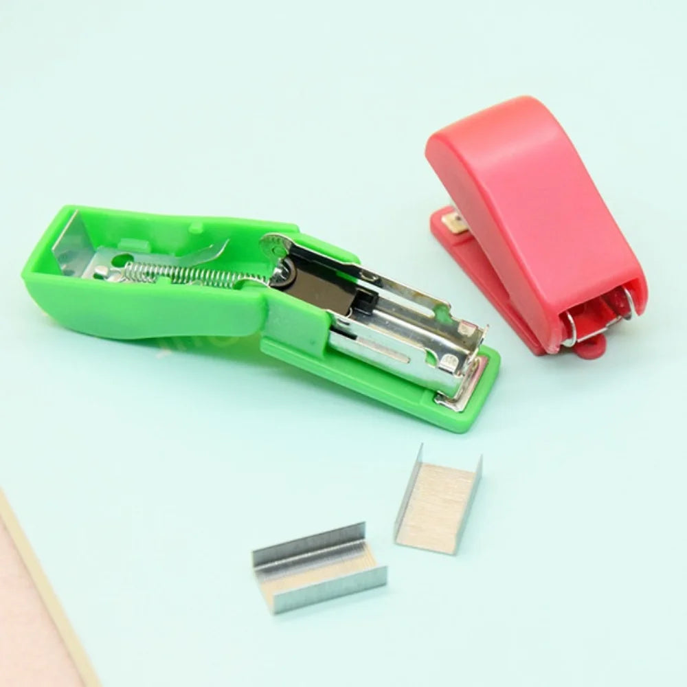 STONEGO Mini Stapler Set Portable Small Gift Stapler Lovely Office Supplies