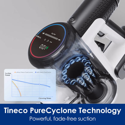 Tineco Pure ONE S15 Ess Smart Cordless Vacuum Cleaner Stick Vacuum Brush Deep Clean Hard Floor Carpets Pet Hair Clean LED Light
