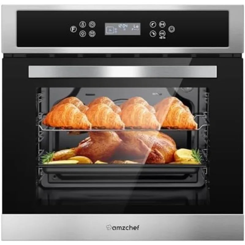 24" Built-in Electric Ovens with 11 Functions, 2800W, 240V, 2.5Cu.