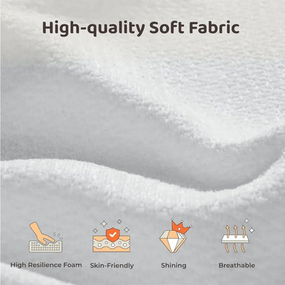 Cloud Upholstered King Bed Frame with Headboard, 5 Inch Foam Padded Platform, No Box Spring, Easy Assembly,Customized