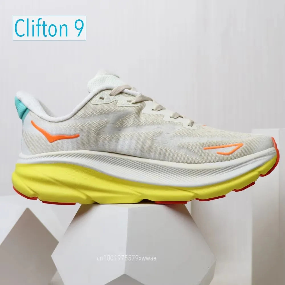 Brand Sneakers Clifton 9 Running Shoes Light Outdoor Sports Trainers Lifestyle Shock Absorption Athletic Shoes For Men And Women