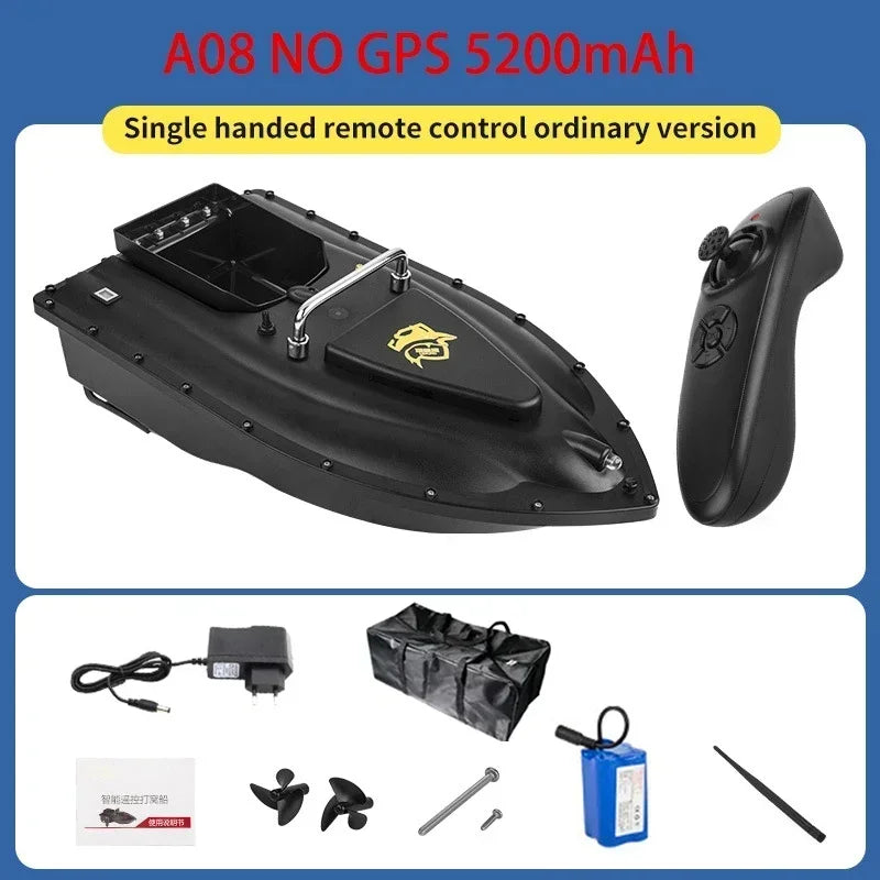 RC Bait Ship 600m 16GPS 2KG Load bearing Automatic Return  Light Illumination Sonar Waterproof High Speed Cruise Night Fishing