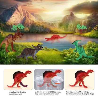 Bucket children's simulated animal model dinosaur boy and girl early education cognitive toy