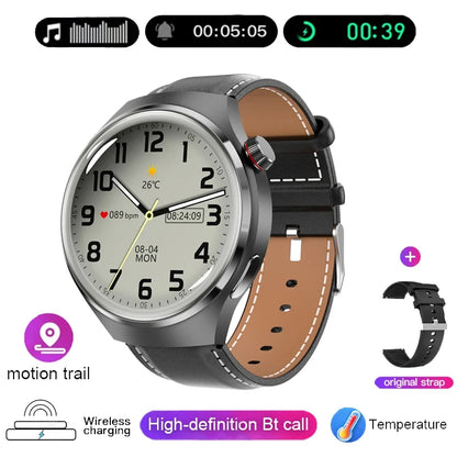 2024 New For Android Smart Watch Men's GT4 Pro 466 * 466 HD screen Bluetooth call IP68 Waterproof Sports Heart rate Smart Watch