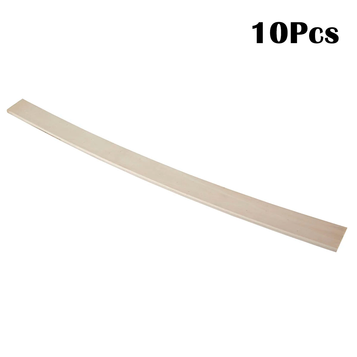 10pcs/Pack Wooden Plank 76cm Length Slightly Curved Type Replacement Bed Board Home Repair Board Wood DIY Craft Accessories