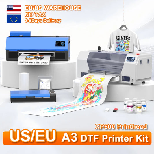 EU/US Stock A3 XP600 DTF Printer Printer Impresora A3 DTF Printer With OvenTransfer Printer Direct to Film Print T-Shirt Printer