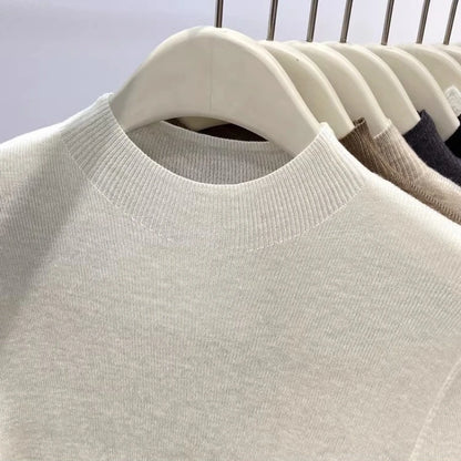 Women 2025 Solid Slim Pullover Autumn Winter Turtleneck Sweater Warm Casual Jumpers Korean Fashion Knitwear Base Layer Tops