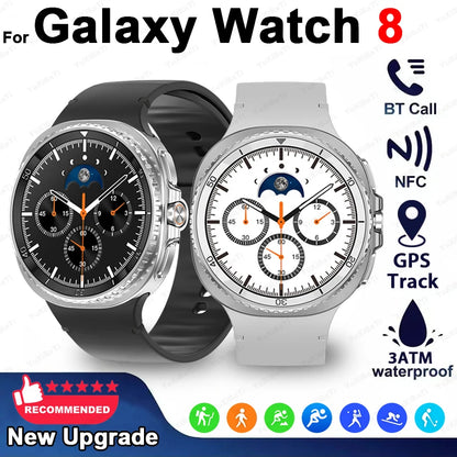 Watch 8 Ultra Classic GPS Compass NFC SmartWatch 46mm Version AMOLEL Rotating Dial BT Call 3ATM Waterproof Watch7 Upgraded Watch