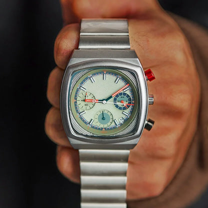 CILOA sports square green watch men's brand authentic 2025 new trend fashion high quality light luxury gift quartz watch