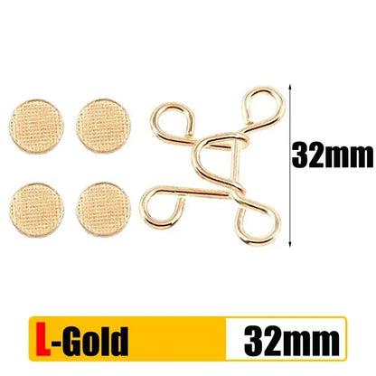 5/1Set Extender Button Adjustable Waist Buckle Set Jean Button Pins Perfect Fit Instant for Tighten Waist Jeans No Sewing Button