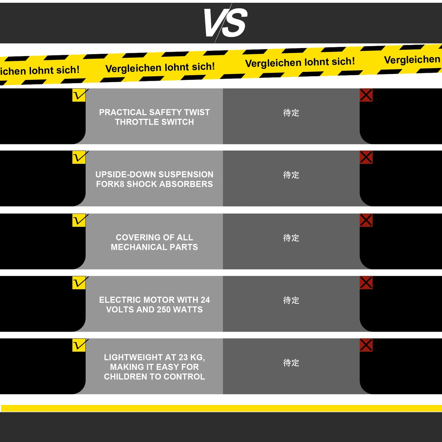 KOOZ HP122E Electric Dirt Bike 300W Motor 36V4AH Lithium Battery Electric Motorcycle Hydraulic Brake 12" Fat Tire Snow E-bike