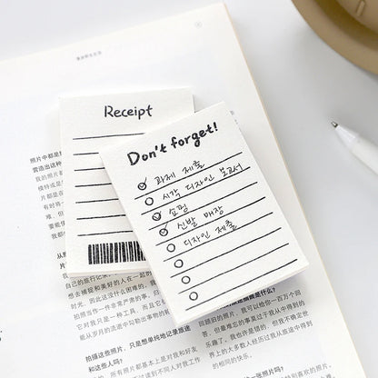 Journamm-Simplicity Cute Styles Memo Pad, Scrapbooking Decoration, Office Supplies, Creative Stationery Planner, Sticky Notes,