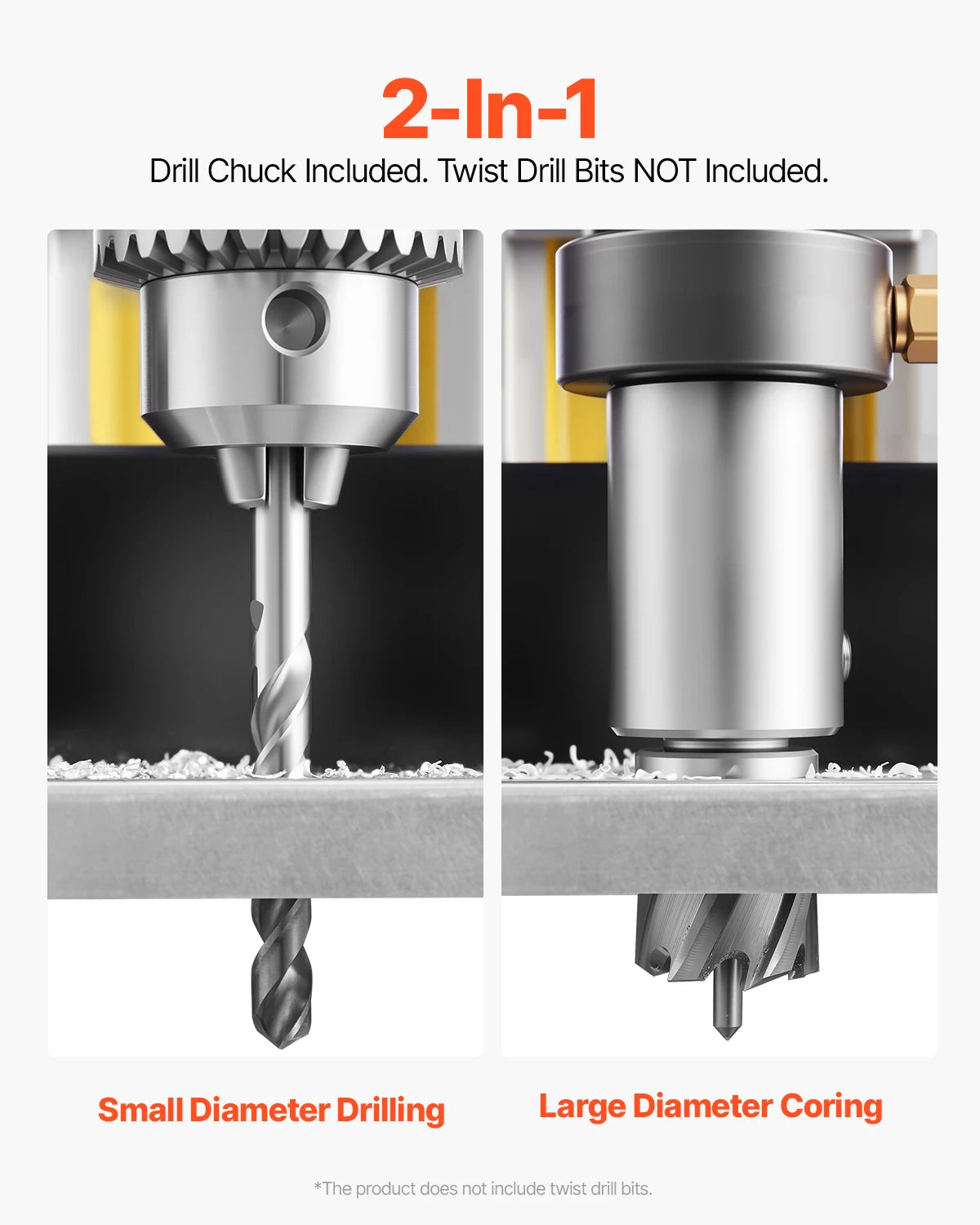 SucceBuy Magnetic Drill Boring Diameter Portable Electric Mag Drill Press Drilling Machine Metal Surface Industrial Improvement