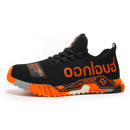 Soft-soled comfortable anti-smash and anti-puncture safety shoes