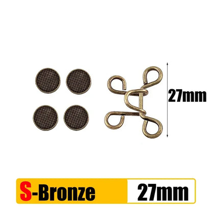5/1Set Extender Button Adjustable Waist Buckle Set Jean Button Pins Perfect Fit Instant for Tighten Waist Jeans No Sewing Button