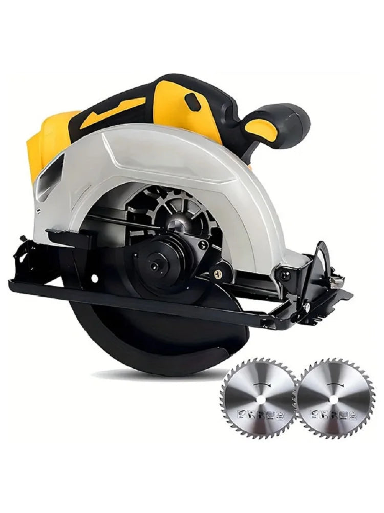 Cordless circular saw compatible with DEWALT 20V MAX battery, 2 blades, suitable for woodworking, stone and plastic, tools, batt