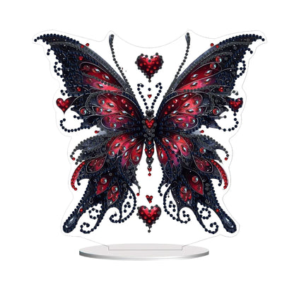 2D Flat Halloween DIY Desktop Diamond Art Kits Single Drill Diamond Painting Desktop Ornaments Kit for Home Office Desktop Decor