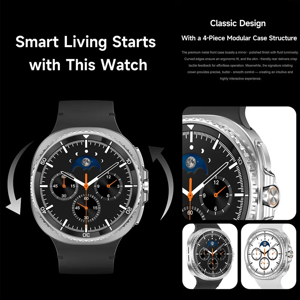 Watch 8 Ultra Classic GPS Compass NFC SmartWatch 46mm Version AMOLEL Rotating Dial BT Call 3ATM Waterproof Watch7 Upgraded Watch