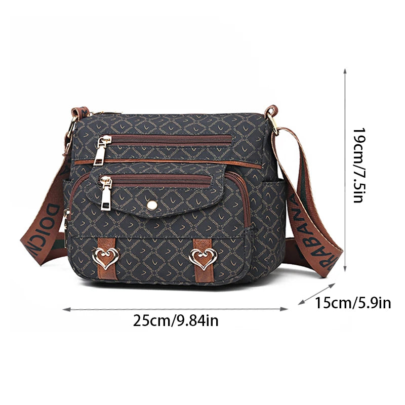 Soft Leather Luxury Handbag Bag For Women, Designer Shoulder Cross Body Bag For Women's Fashion Trend Messenger Crossbody Bag