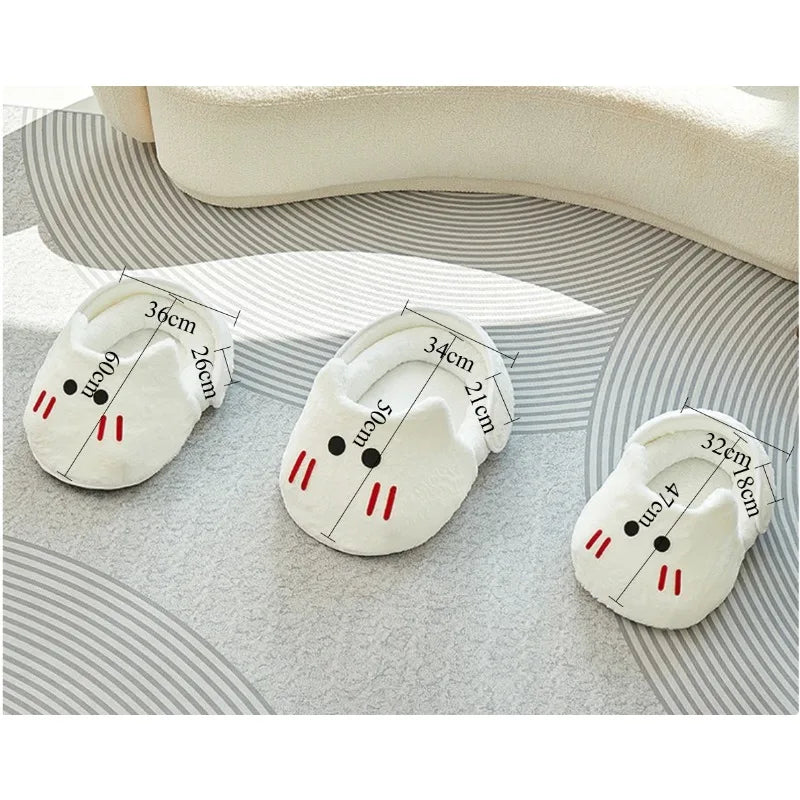 2025 New Semi-enclosed Cat Kennel Winter Warm Slippers Pet Kennel All-season Universal Breathable Non-slip Gray Dog Kennel