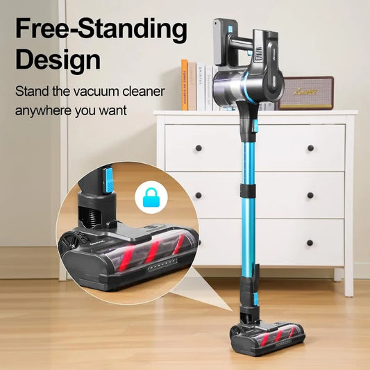 Cordless Vacuum Cleaner 50Kpa 50 Mins for Home 8 in 1 Lightweight Stick Vacuum with Self-Standing Powerful Rechargea