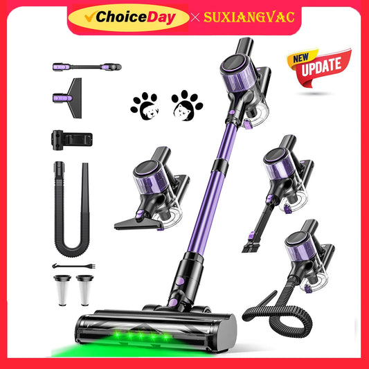 Cordless Handheld Vacuum Cleaner,40KPA,Touch Screen,Smart Dust Sensor,Auto Speed Control for Home Bed/Carpet/Pet Hair/Hard Floor