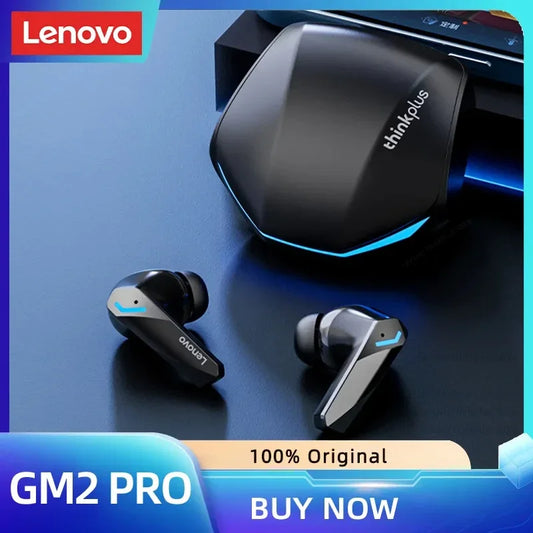 Ship From US Lenovo GM2 Pro Bluetooth Earphones Gaming Headset Low Latency Music Dual Mode Headphones with Mic HD Call Earbuds