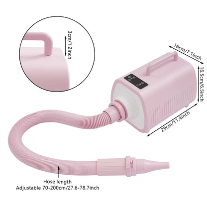 Professional Pet Hair Dryer for Dogs & Cats, 2100W High-Speed Blower, Adjustable Temp & 9 Speed Settings, with LED Display