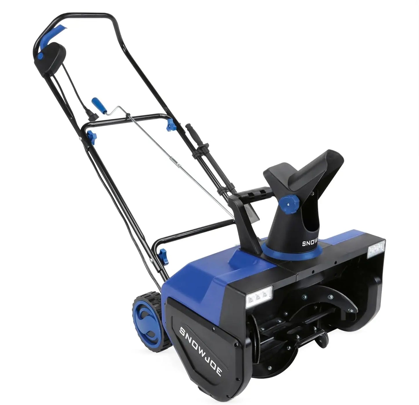 Snow Joe Electric Snow Blower, Push hrower for Driveway Snow Removal, Blue