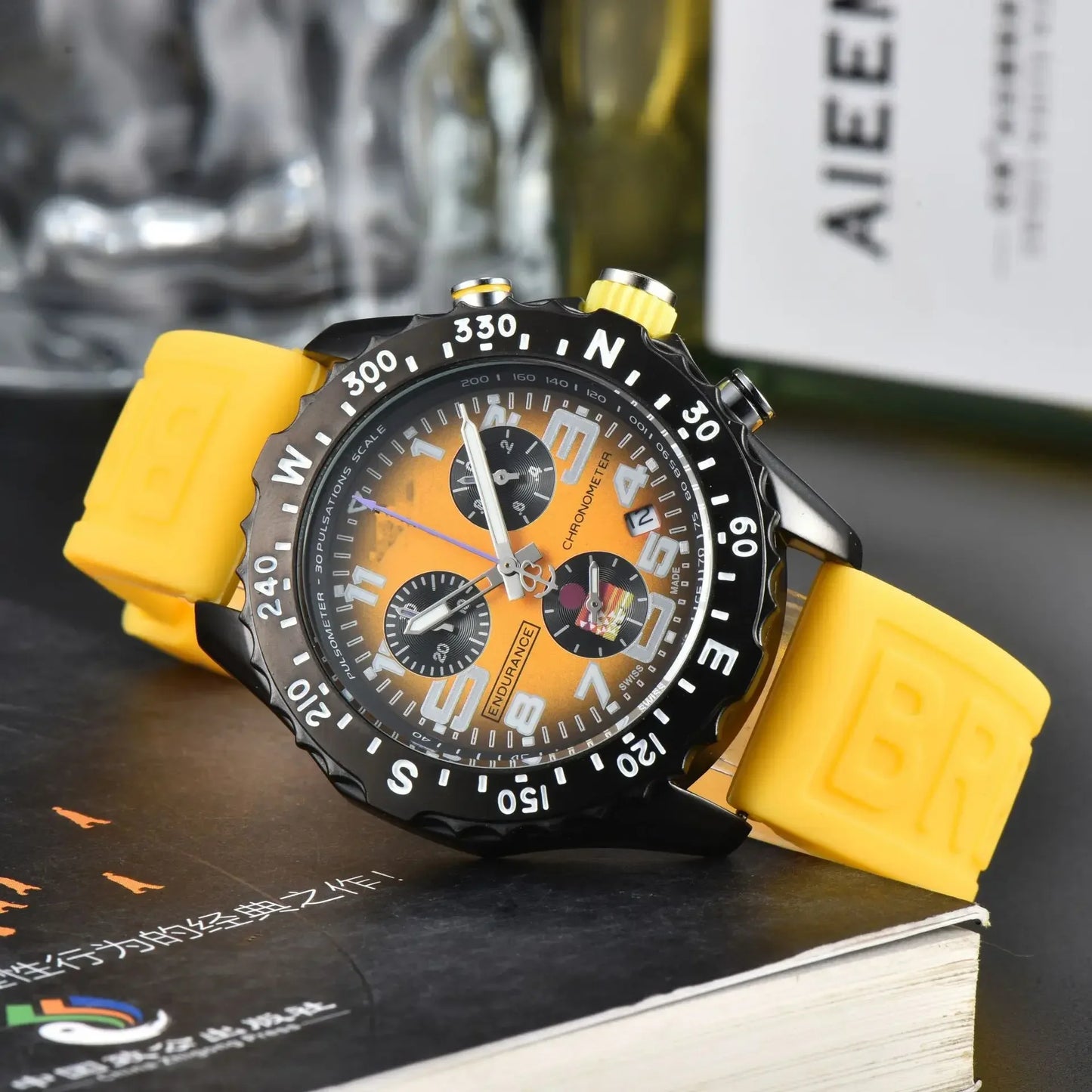 Men's Luxury Business Chronograph Watch - Multi-Function Quartz, Durable Date AAA+ Quality, Professional Style