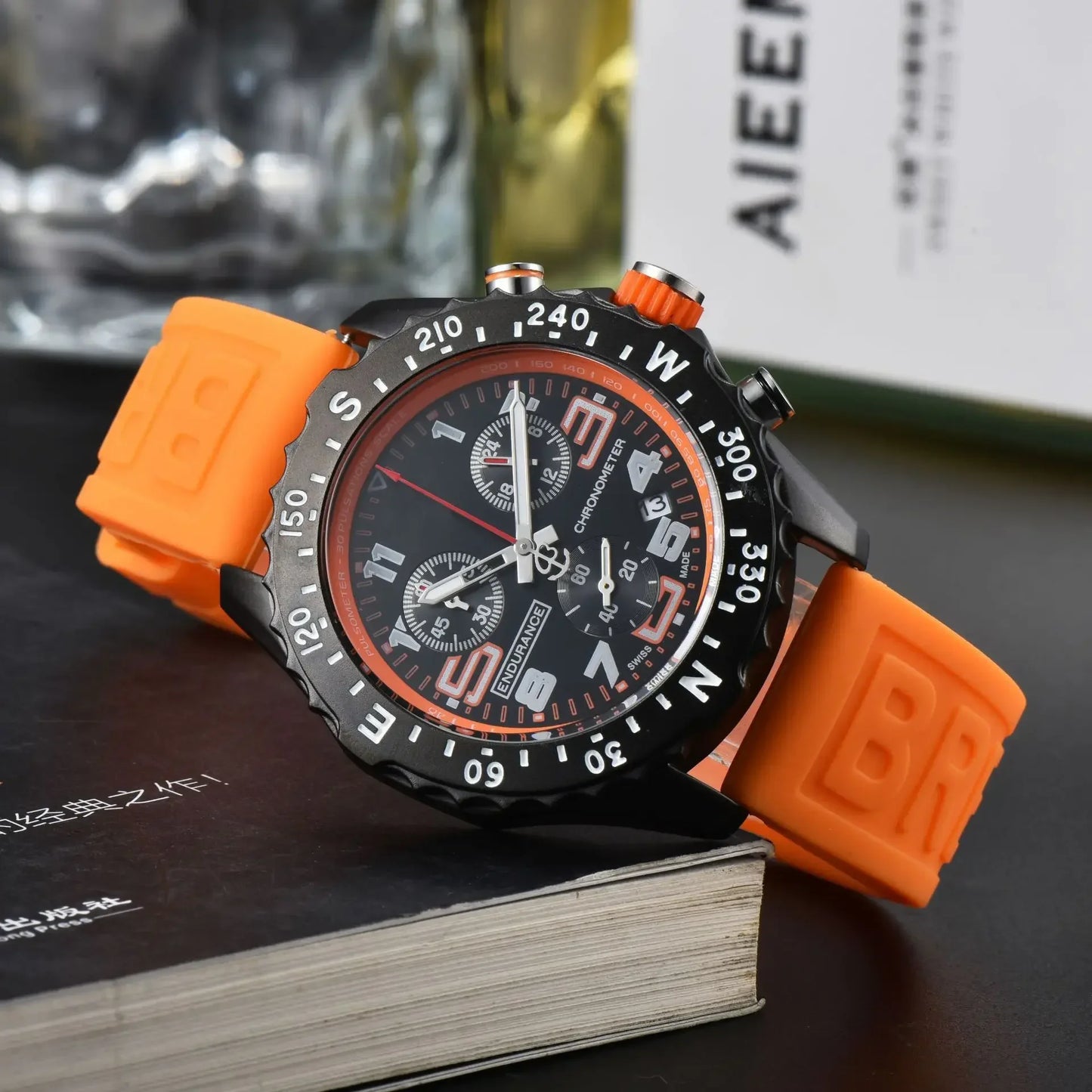 Men's Luxury Business Chronograph Watch - Multi-Function Quartz, Durable Date AAA+ Quality, Professional Style